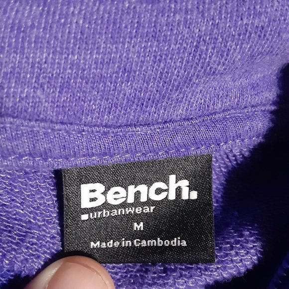 BENCH WOMEN'S FULL ZIP MOCK NECK FRENCH TERRY JACKET IN SIZE M - Picture 3 of 5